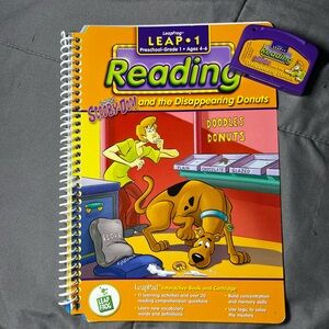 LeapPad Scooby-Doo Disappearing Donuts Book + Cartridge Grade‎ 1